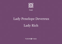 Lady Penelope Devereux: Family Tree
