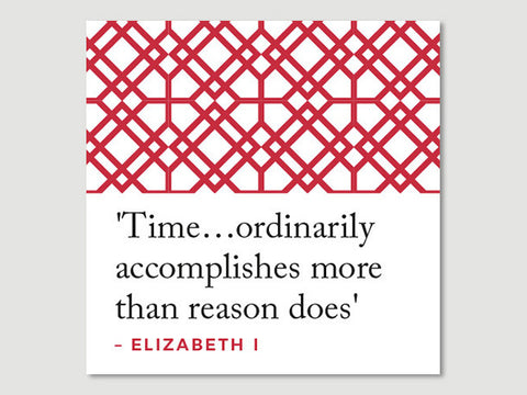 Elizabeth I Quotes Greeting Card (Time..)