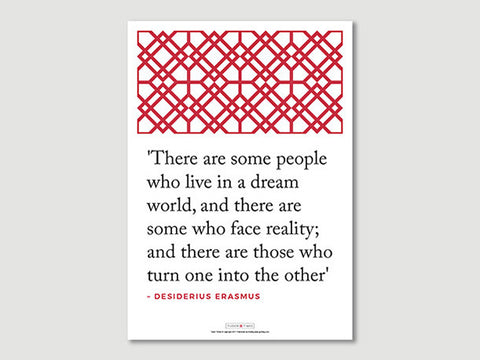 Quotes Posters (Erasmus - There are...)