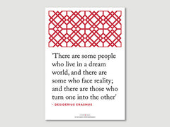Quotes Posters (Erasmus - There are...)