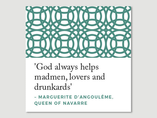 Women Quotes Greeting Card (Marguerite d'Angoulême)