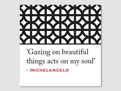 Quotes Greeting Card (Michelangelo)